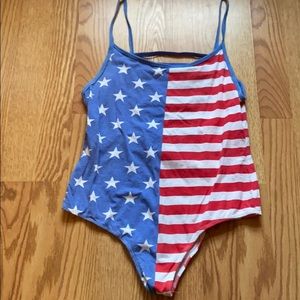 American Flag Bodysuit
